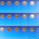 Комплект памятных медалей  «ЗИМНИЕ ВИДЫ СПОРТА» +1 И 2 года до Олимпийских игр в Сочи 2014 г. - 17 шт.