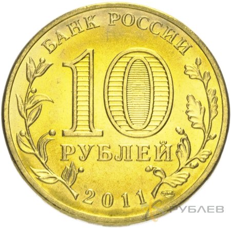 10 рублей 2011г. РЖЕВ (ГВС)