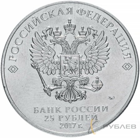 25 рублей 2017г. ДАРИ ДОБРО ДЕТЯМ (ДДД)